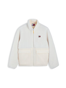 Tommy Jeans - Fliisjakk Essential Mix Teddy - AEF CREAM | Stockmann