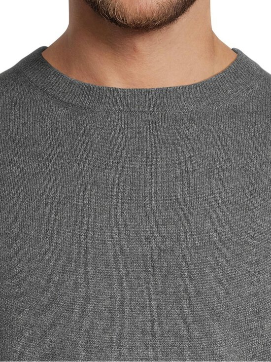 ESSENTIALS by Stockmann - Seamus-kashmirneulepaita - GREY MEL. NO.7 | Stockmann - photo 4