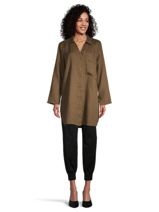 cut & pret - Alexa Linen Shirt - KHAKI - photo 2 cut & pret - Alexa Linen Shirt - KHAKI | Stockmann - photo 2