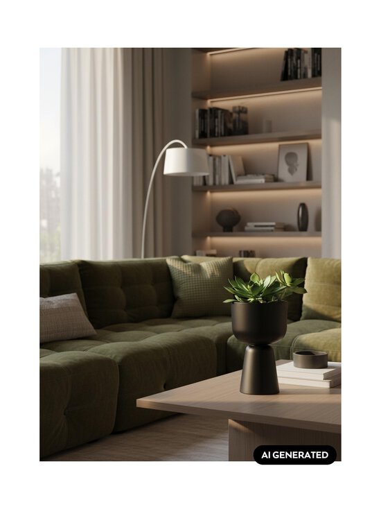 Iittala - Jalaga lillepott Nappula 320 x 190 mm - BLACK | Stockmann - photo 3