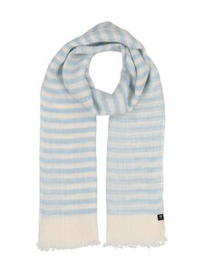 Fraas - Block Stripe -pellavahuivi 60 x 180 cm - 524 LIGHT BLUE | Stockmann