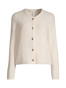 NOOM - Nicolette Cropped Boucle -neuletakki - OFFWHITE | Stockmann