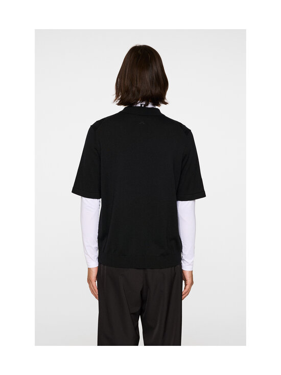 J.Lindeberg - Remy Structure Zip adīts polo krekls - 9999 BLACK | Stockmann - photo 3