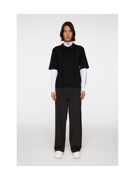J.Lindeberg - Remy Structure Zip adīts polo krekls - 9999 BLACK | Stockmann - photo 4