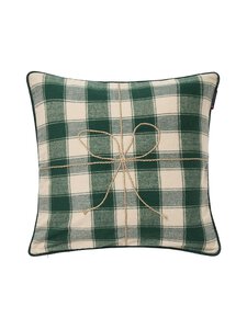 Lexington - Wrapped Checked -flanellityynynpäällinen - 2033-SH25 LT BEIGE/GREEN | Stockmann