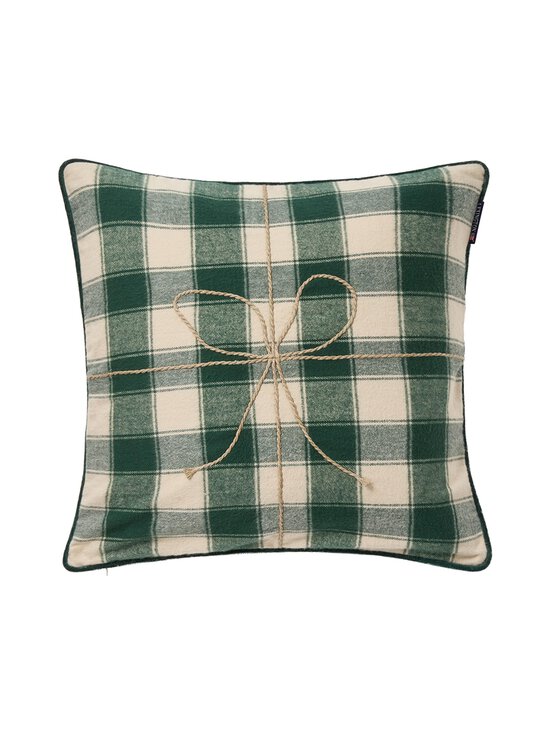 Lexington - Wrapped Checked -flanellityynynpäällinen - 2033-SH25 LT BEIGE/GREEN | Stockmann - photo 1