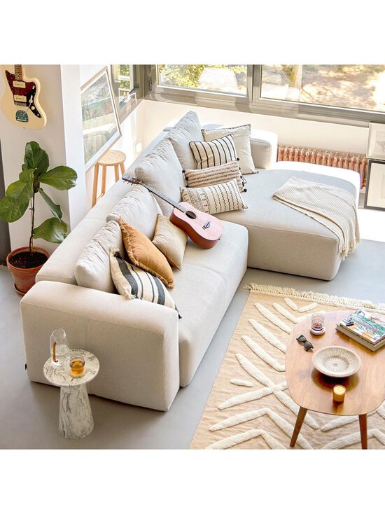 Kave Home - Blok-divaanisohva beige L 330 cm/oikea - BEIGE | Stockmann - photo 6
