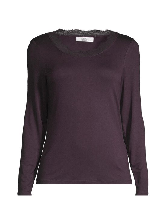NOOM - Sarita Lace trikotāžas krekls - AUBERGINE | Stockmann - photo 1
