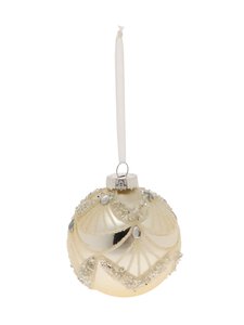 Villa Stockmann - Beads-lasipallo 8,3 cm - LT. GOLD | Stockmann