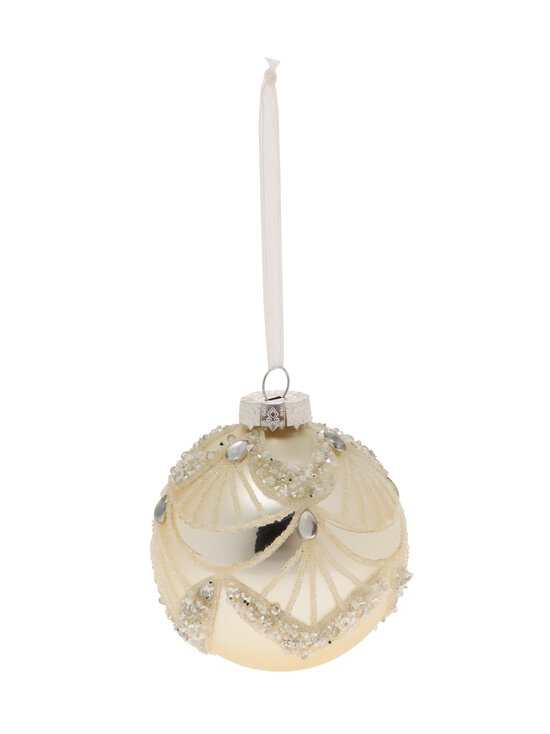 Villa Stockmann - Beads stikla bumba 8,3 cm - LT. GOLD - photo 1 Villa Stockmann - Beads stikla bumba 8,3 cm - LT. GOLD | Stockmann - photo 1