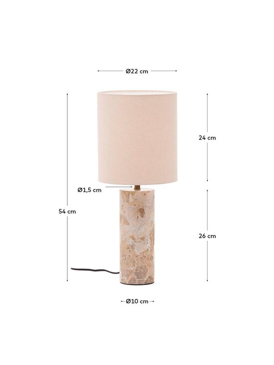Kave Home - Raze-pöytävalaisin - BEIGE | Stockmann - photo 5