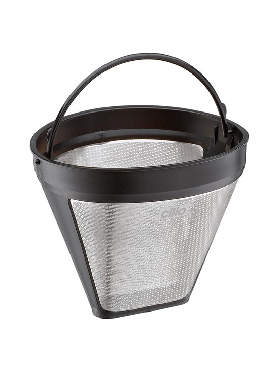 Cilio - Permanent Steel -kestosuodatin, koko 4 - STEEL / BLACK | Stockmann - photo 1