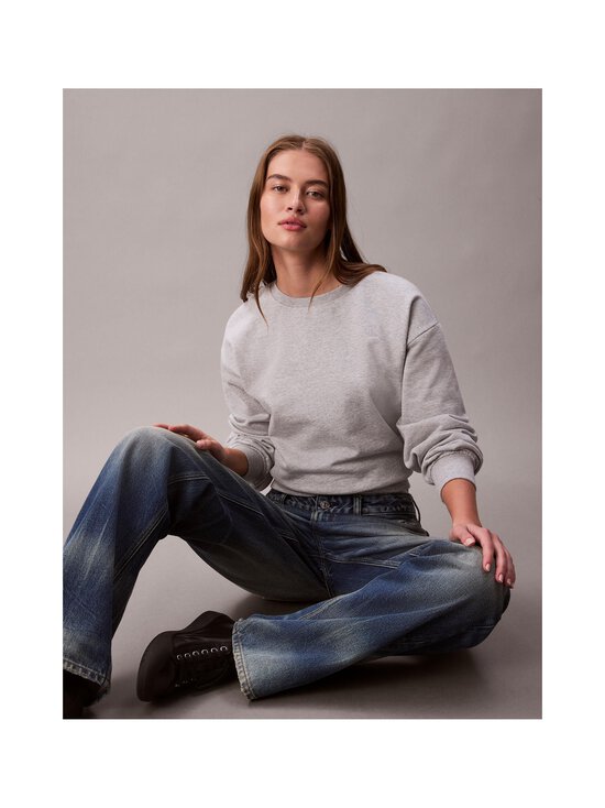 Calvin Klein Jeans - Archive Logo French Terry -collegepaita - P77 HISTORY GREY HEATHER | Stockmann - photo 6