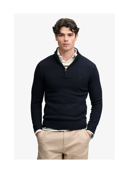 Superdry - Kudum Cotton Half Zip - 11S NAVY | Stockmann - photo 2