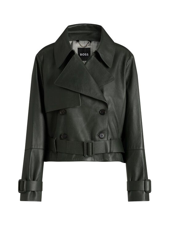 BOSS - Satela-nahkatakki - DARK GREEN | Stockmann - photo 1