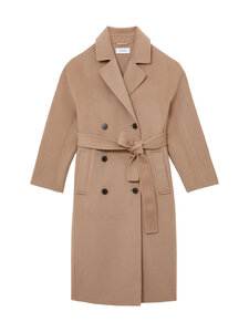 Reiss - Marina Long -villakangastakki - 91 CAMEL | Stockmann
