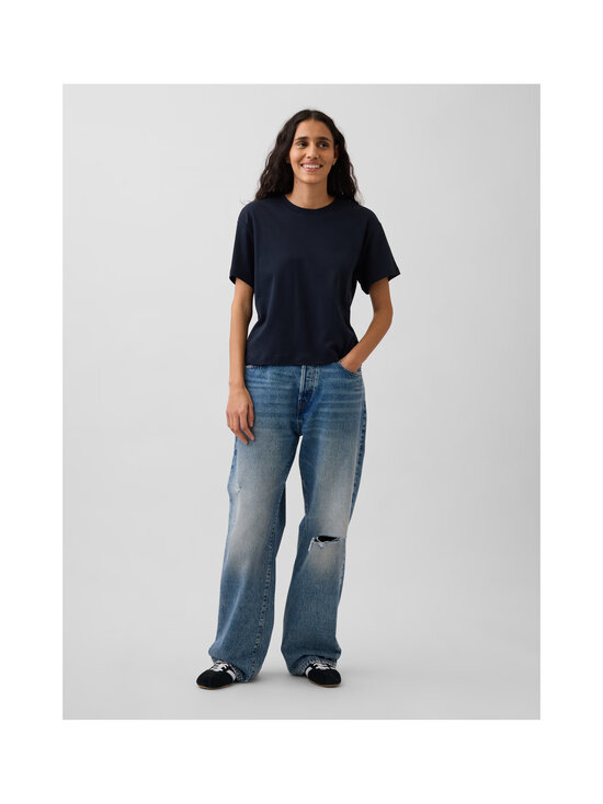 GAP - Supima Editor Crew T-krekls - NEW CLASSIC NAVY | Stockmann - photo 4
