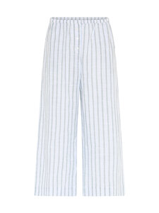 CCDK Copenhagen - Mila Cropped -housut - 7058 SAGEBRUSH GREEN STRIPE | Stockmann