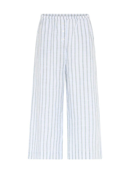 CCDK Copenhagen - Mila Cropped -housut - 7058 SAGEBRUSH GREEN STRIPE | Stockmann - photo 1