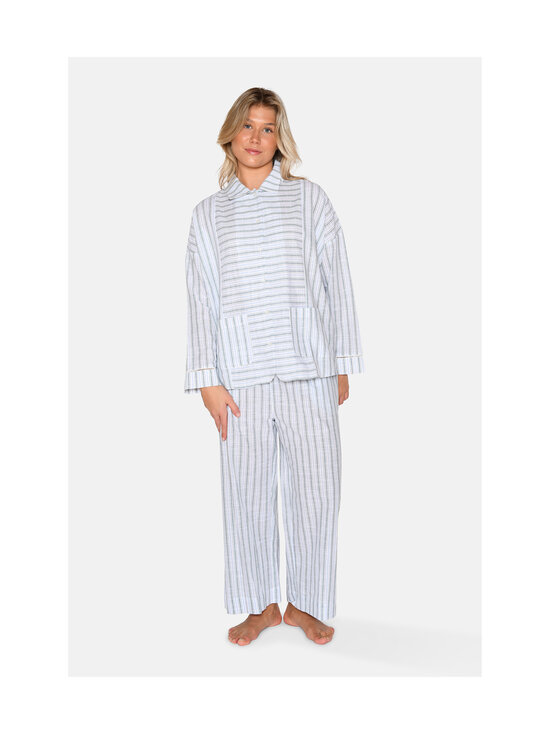 CCDK Copenhagen - Mila Cropped -housut - 7058 SAGEBRUSH GREEN STRIPE | Stockmann - photo 3