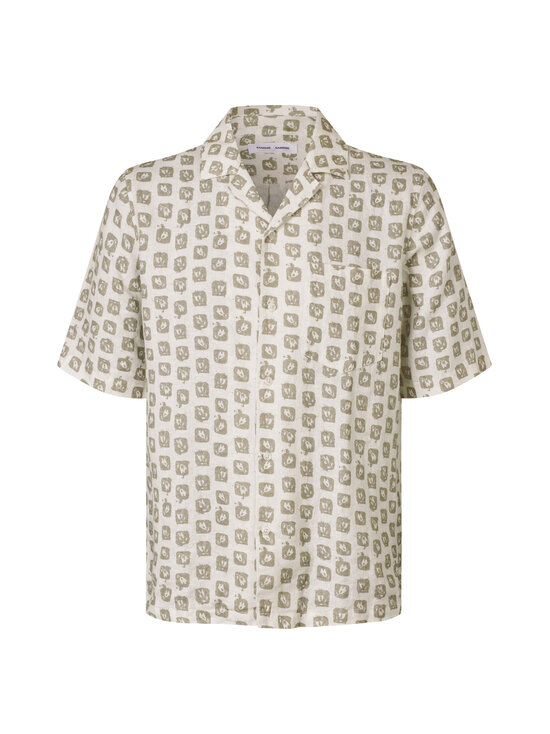 Samsoe Samsoe - Oscar-pellavakauluspaita - CLR002577 BLOOM STAMP | Stockmann - photo 1