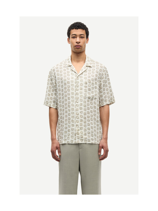 Samsoe Samsoe - Oscar-pellavakauluspaita - CLR002577 BLOOM STAMP | Stockmann - photo 3