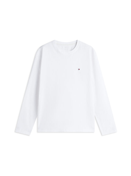 Tommy Hilfiger - Jersey Logo pidžama - 0V5 WHITE/DEEP ROUGE FLAG AOP | Stockmann - photo 3