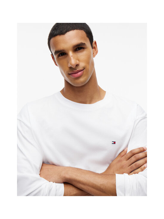 Tommy Hilfiger - Jersey Logo pidžama - 0V5 WHITE/DEEP ROUGE FLAG AOP | Stockmann - photo 5