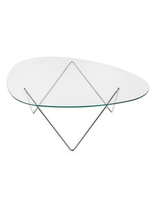 Gubi - Pedrera-sohvapöytä - KROMI,LÄPINÄKYVÄ | Stockmann