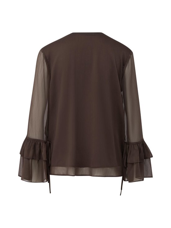 Comma - Chiffon Bluse Mit Volant -pusero - 8940 MULCH | Stockmann - photo 2