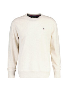 GANT - Regular Shield C-neck džemperis - 89 GLACIER MELANGE | Stockmann