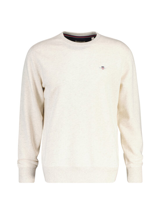 GANT - Regular Shield C-neck -collegepaita - 89 GLACIER MELANGE | Stockmann - photo 1
