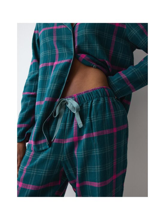 Triumph - Boyfriend Checks -pyjama - M010 GRREN - DARK COMBINATION | Stockmann - photo 4
