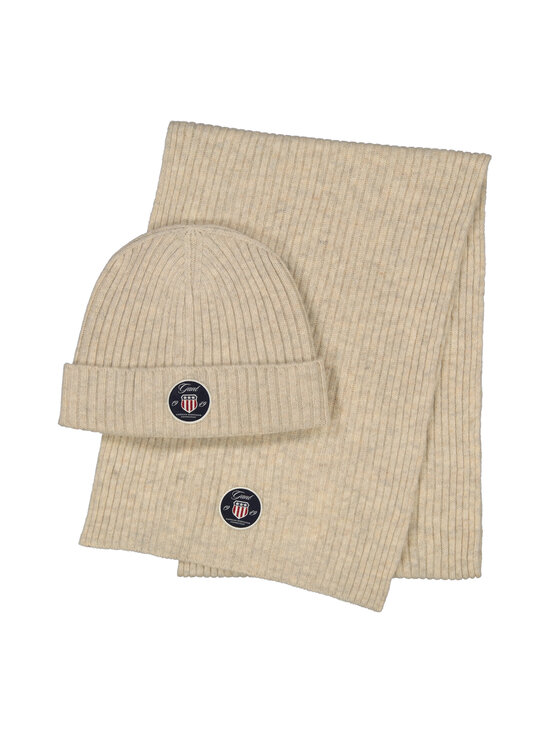 GANT - Wool Mix - asustesetti 2-osainen - 291 LIGHT BEIGE MELANGE | Stockmann - photo 1