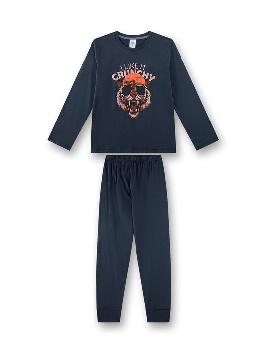 Sanetta - Crunchy Tiger -pyjama - 50379 DEEP BLUE | Stockmann - photo 1