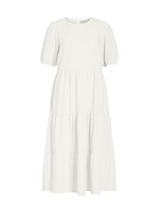 Vila - ViPrisilla 2/4 O-Neck -midimekko - SNOW WHITE | Stockmann