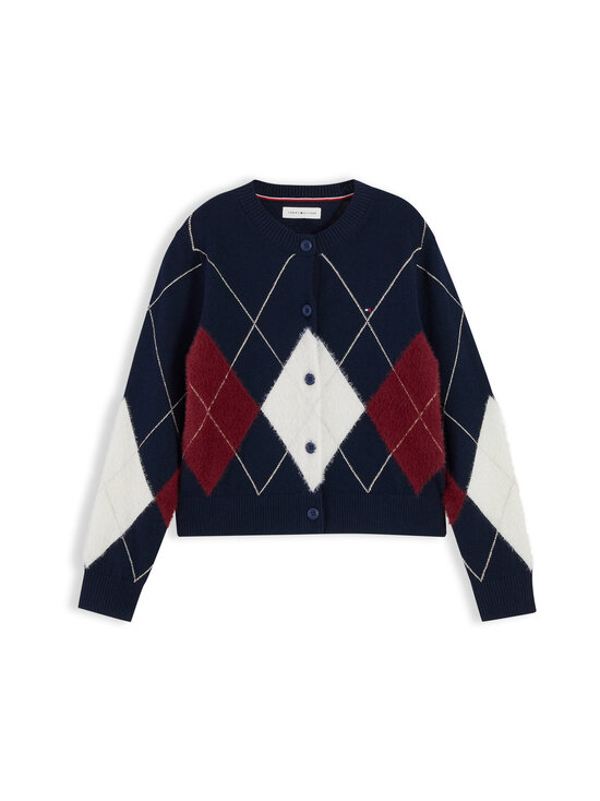 Tommy Hilfiger - Argyle-neuletakki - C1G DARK BLUE | Stockmann - photo 1