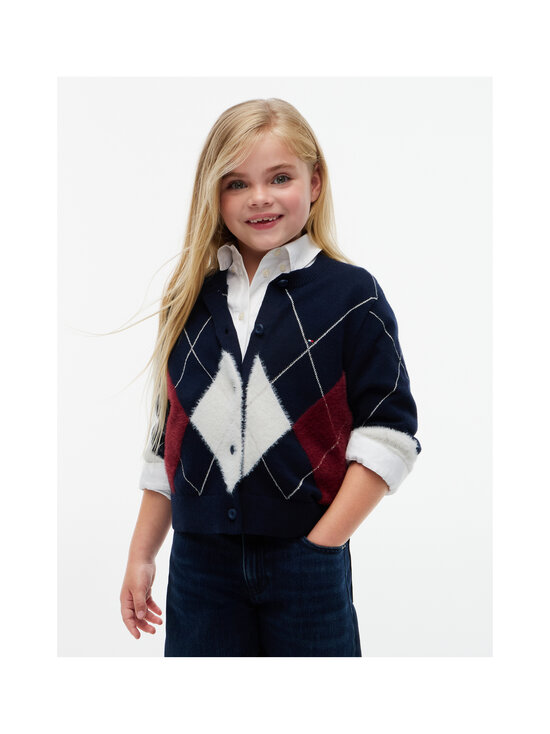 Tommy Hilfiger - Argyle-neuletakki - C1G DARK BLUE | Stockmann - photo 2
