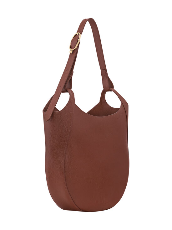 Longchamp - Le Foulonné Shoulder -olkalaukku - M02 COFFEE | Stockmann - photo 3