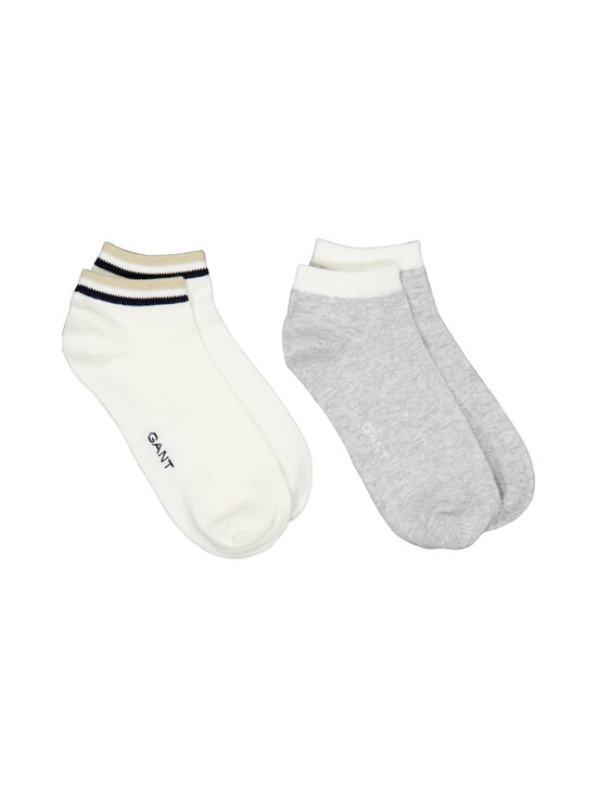 GANT - Nilkkasukat 2-pack - 94 LIGHT GREY MELANGE | Stockmann - photo 1