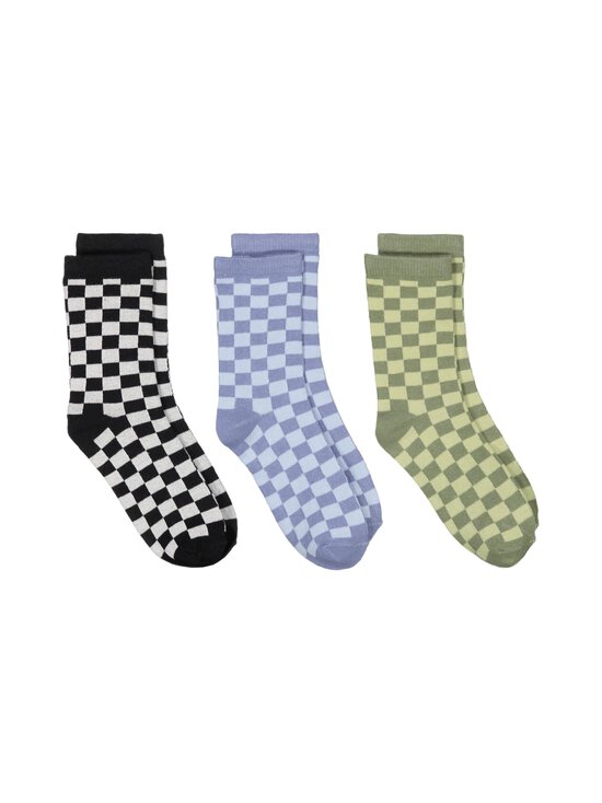 Bogi - Jack zeķes 3-pāri - RALLY AOP/BLACK/BLUE/GREEN | Stockmann - photo 1