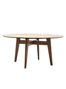 Calligaris - Abrey-ruokapöytä - KULTA,RUSKEA | Stockmann