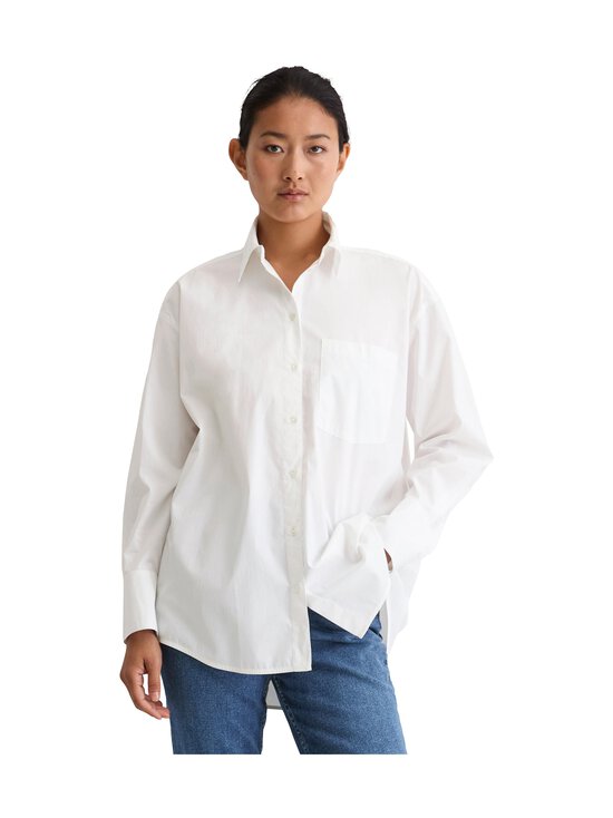 Marc O'Polo - Oversized Kent Collar -paitapusero - 100 WHITE - photo 2 Marc O'Polo - Oversized Kent Collar -paitapusero - 100 WHITE | Stockmann - photo 2