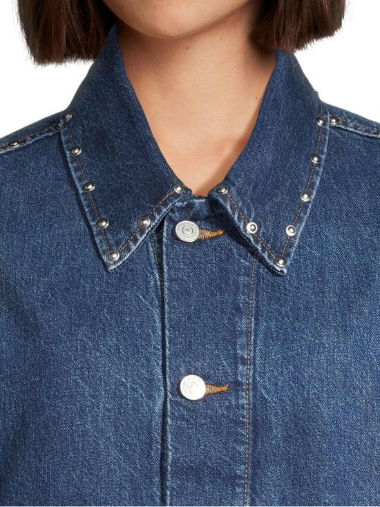 7 For All Mankind - Cropped With Carpenter Details -farkkutakki - LE BLUE - photo 4 7 For All Mankind - Cropped With Carpenter Details -farkkutakki - LE BLUE | Stockmann - photo 4