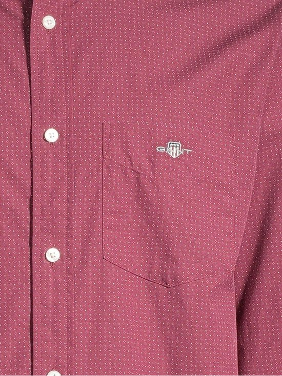 GANT - Micro Print krekls ar apkakli - 638 WINE RED - photo 4 GANT - Micro Print krekls ar apkakli - 638 WINE RED | Stockmann - photo 4