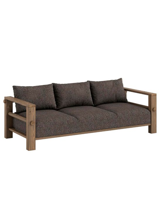 Karup - Bare-sohva Textured Weave -kangas mellow brown / carob brown L 225 cm - BROWN | Stockmann - photo 1