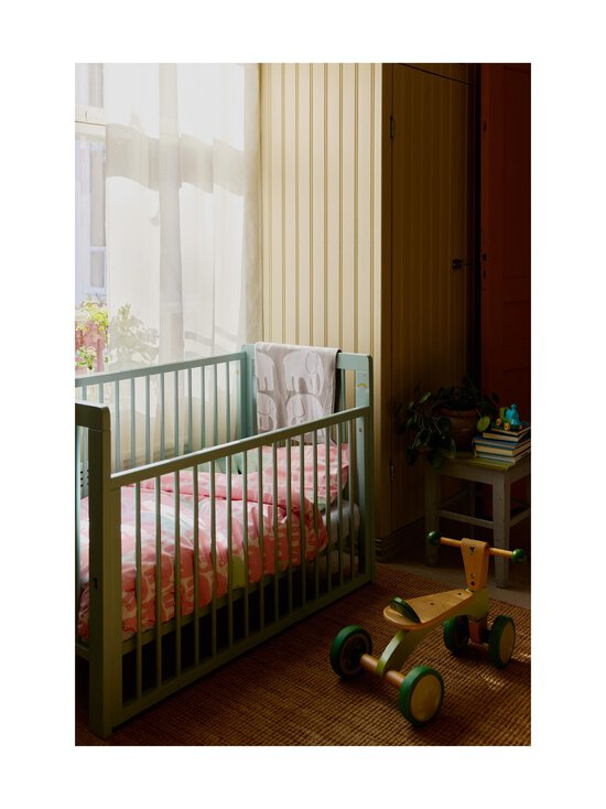 Finlayson - Elefantti Vapaa -pussilakanasetti - PINK/MINT | Stockmann - photo 2