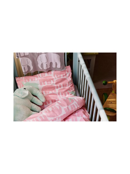 Finlayson - Elefantti Vapaa -pussilakanasetti - PINK/MINT | Stockmann - photo 5