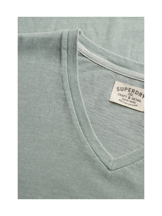 Superdry - Classic Cotton Linen Vee T-krekls - J1E SILVER SAGE | Stockmann - photo 7