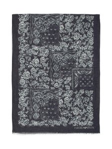 Emporio Armani - Modaalisekoitehuivi - FB089 FANCY BLUE | Stockmann